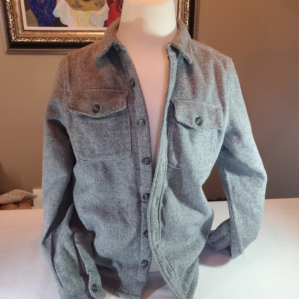 Men's Shirt Jacket | Gray Small | Aeropostale
